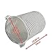 Efivs Arts Fabric Foldable Household Storage bin Jumbo Round Laundry Basket Hamper Closet Storage (Black Strip)