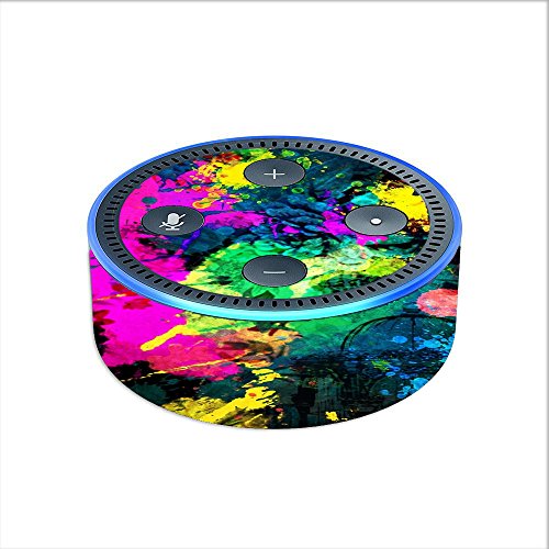 Skin-Decal-Vinyl-Wrap-for-Amazon-Echo-Dot-2-2nd-generation-Paintsplatter2