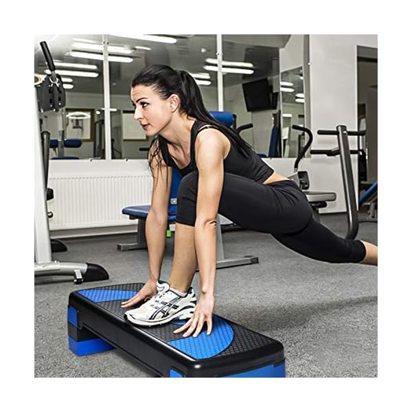 arteesol-Aerobic-Step-Stepper-Exercise-Step-Platform-Adjustable-3-Level-Non-Slip-Surface-Workout-Stepper-Shock-Absorb-Fitness-Training-Step-Strong-Grip-with-Risers Aerobic Stepper