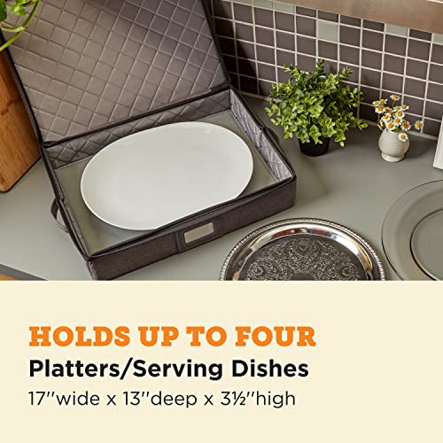 StorageLAB China Storage Set, Hard Shell and Stackable, for Dinnerware