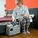 Kenley Bedside Caddy - Bed Skirt Storage 7-Pocket Organizer for Bedroom, College Dorm Room, Bunk, Loft Beds, Sofa - Under Mattress Holder Bag 9