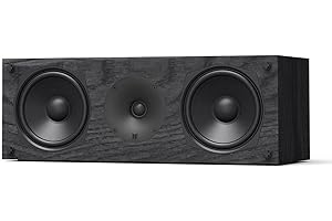 Monolith C5 Center Channel Speaker - Black (Each) Powerful Woofers, Punchy Bass, High Performance Audio, for Home Theater Sys