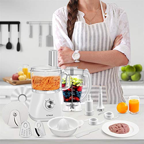 Food Processor KTMAII 8 in 1 Blender Food Processor Combo, 5Cup Food