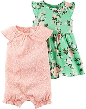 Baby Girls' 3-Piece Set Dress and Bottoms