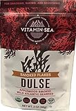 VitaminSea Organic Applewood Smoked Dulse - Flakes 2 oz / 56.5 G Maine Coast Seaweed - USDA & Vegan Certified - Kosher - Perfect for Keto or Paleo Diets - (AWSDF2)
