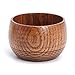 BetterM Handmade Natural Solid Wood Tea Cup Wooden for Wine Coffee Water Drinking Mug (6#)