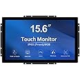 GreenTouch 15.6 Inch 10 Points Open Frame Touch Display, Industrial PCAP Touchscreen Monitor, VGA+HDMI+DVI Port - 16:9