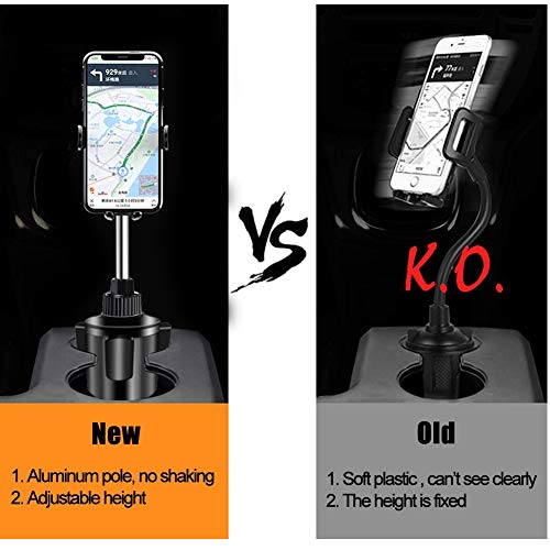 Cup Holder Phone Mount Wireless Car Charger, NeotrixQI Auto Clamping