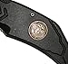 Black U.S. MARINES SPRING ASSIST RESCUE POCKET KNIFE CAMO TANTO BLADE WITH GLASS BREAKER