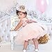 EsTong Newborn Baby Girls Sequins Bowknot Floral Princess Dresses Tulle Tutu Outfit Clothes Pink 1-2Y