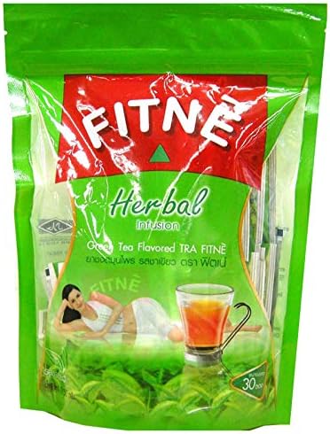 Fitne Herbal Slimming Green Instant Tea (30 Tea Bags in 1 Pack)