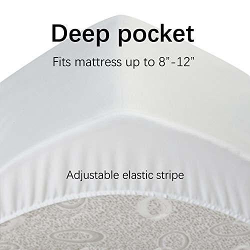 OaskysMattressPadCoverwith18DeepPocket300TCCottonDown