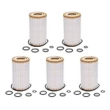 Catinbow HU718/5X Metal-Free Oil Filter for Mercedes-Benz C CL CLK CLS E G GL GLK ML R - 5 PCS