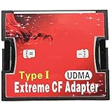 iWonow&reg; Dual Slot Micro SD / SDXC / TF to Compact Flash CF Type I Card Reader Adapter