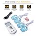 Cranvel FDA Cleared TENS Unit Electronic Pulse Massager,Portable TENS Unit 6 Modes with 4 Pads Adjustable Speed and Intensity for Muscle Pain Relief