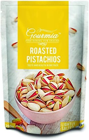 Gourmia Roasted Pistachios, Lightly Salted, 200g