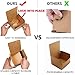 ValBox 4x4x4 White Gift Boxes 25PCS Kraft Paper Boxes with Lids for Gifts, Crafting, Cube, Cupcake Boxes, Easy Assemble Boxes for Party Favor