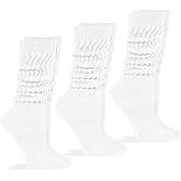 Jefferies Socks Womens Slouch Cotton Knit Socks 3 Pair Pack