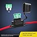 Nilight Inline Holder 14AWG Wiring Harness ATC/ATO 30AMP Blade Automotive Fuse Holder-10 Pack, 2 Years Warranty