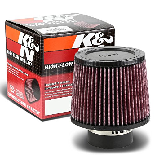 K&N RU-3570 Universal Rubber 3" Round Tapered Intake Air Filter