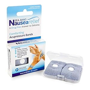 Sea-Band Original Drug Free Nausea Relief Wristband – A Comforting Answer to Sickness