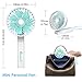 VersionTECH. Handheld Fan, Small Portable Personal Mini Desk Table Folding Fan with USB Rechargeable Battery Operated Electric Fan for Office Outdoor Sport Household Traveling Camping (white)