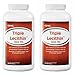 GNC Triple Lecithin 1200 Mg 180 Count (Two Bottles each of 180 Softgels)