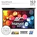 Elite Screens Manual Series, 84-INCH 16:9, Pull Down Manual Projector Screen with AUTO Lock, Movie Home Theater 8K / 4K Ultra HD 3D Ready, 2-Year Warranty, M84UWH-E30