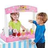 Liberty Imports Ice Cream Shop with Pretend Play Desserts, Treats, and Cash Register (36 Pcs)