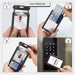 12 Pack Sliding ID Badge Holder with Double-Sided