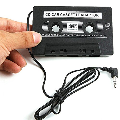 Leaftree Black Car Audio Tape Cassette Adapter MP3 MP4 Phone and Other Audio Converters - Thumbnail 4