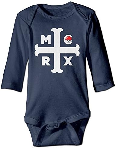 JJVAT MCRX Rock Band Logo Long-Sleeve Jumpsuit For 6-24 Months Infant Size 6 M Navy