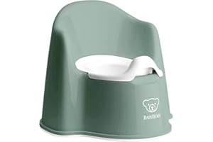 BABYBJÖRN Potty Chair, Deep Green/White