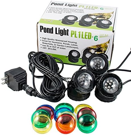 iMeshbean® JeBao Submersible LED 3 Light Pond Light Kit