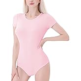 Landofgenie Onesie for Women Basic Adult Bodysuit Pajamas Solid Color Romper for Sleepwear Going Out
