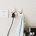H.YOUNG Pack of 2 Mobile Power Plug Hook Cook Fat Chef Wall Decor Organiser for Home, Kitchen, Garden, Garage Organizing