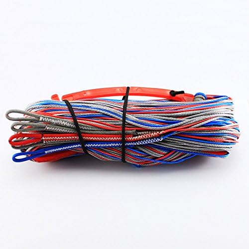 Maelstorm 5 X 25m 1000lb 453kg Authentic Quality Kite Line Set with Pigtails Line Connectors Adjusters for Kitesurfing Kiteboarding Snowboarding
