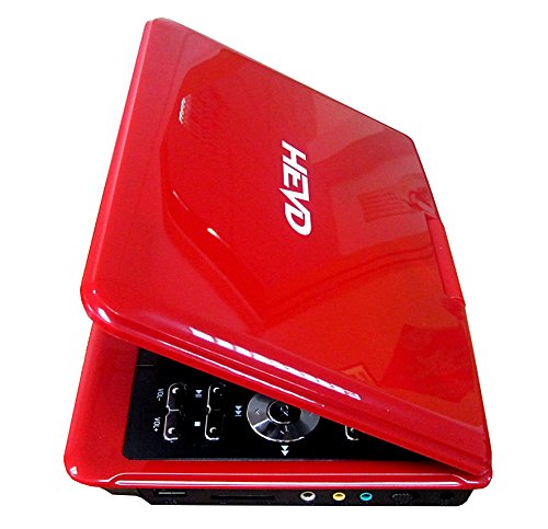 Portable-DVD-Players-Red-with-98screen-Supports-SD-Card-and-USB-AV-inout-Game-FM-Copy-Function