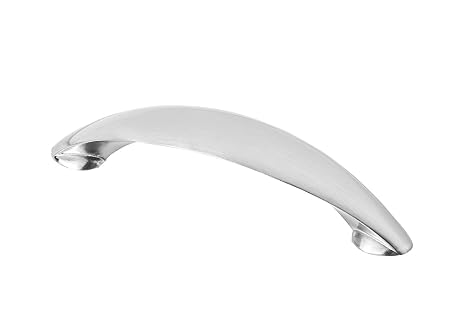 Bogengriffe Möbelgriffe Edelstahl Küchengriffe 96 mm - Modell MORA | Bohrabstand 96 mm | Schubladengriffe aus Metall | 20 Stü