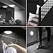 WILLED otion Sensor Night Light, USB Rechargeable Motion Activated LED Light Cordless,Stick-Anywhere for Closet Lights,Stair Lights,Wall Lights for Hallway, Bathroom,4 Pack(Pure White)
