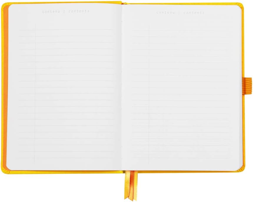 Rhodia Hardcover Goal Book, A5, Dot - Daffodil Yellow - Image 3