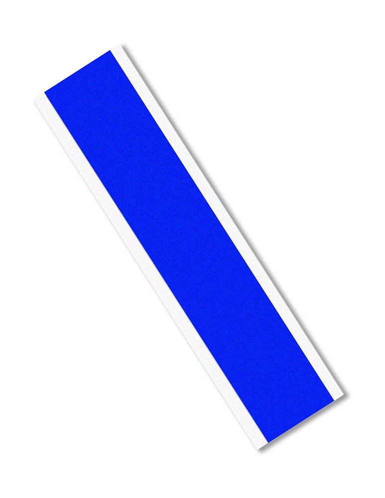 TapeCase 8905-0.75" x 8"-250 Blue Polyester/Silicone Adhesive Tape Converted from 3M 8905, Rectangles, 400 degrees F, 8" Length, 0.75" Width (Pack of 250)
