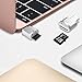 USB C Card Reader, 2 Pack Type C to Micro SD Card Reader Aluminum for MacBook Pro, Samsung Galaxy S8 S8+, Nintendo Switch, Nexus 6P 5X, LG V20 G6 and More (Silver)
