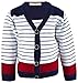 Lilax Little Boys Stripe Knit Cardigan Sweater