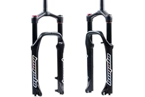 SYVRAC Snow Bike Air Fork 20inch Fork Beach Bike Fork for 4.0 Tire Snow Bike Spread 135mm Bike Fat Suspension Fork