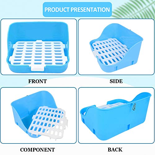 Rabbit Litter Box, Rat Litter Tray Ferret Potty Training Corner Litter