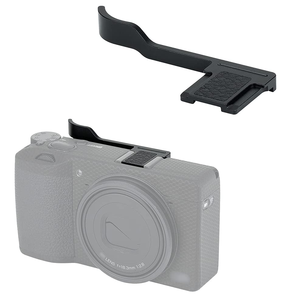 JJC Thumbs Up Grip for Ricoh GR IIIx GR III GR3 GR IIIx HDF Camera (Metal) — image 1