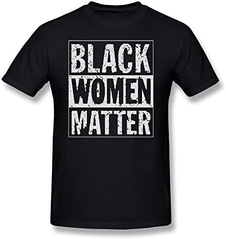 WUXJ0KKIL Men's Black Women Matter Freedom Civil Rights Justice Power Particular Tshirts Black Size 5XL