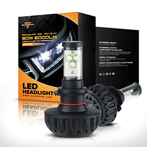 Auxbeam nf-03 h7 led headlight bulbs conversion kit with 2 pcs of…