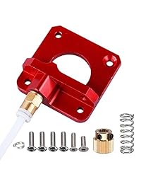 SIQUK MK8 Extrusor Reemplazo actualizado, Kit de extrusores de impresora 3D para Creality CR 10, CR 10S, CR 10 S4, CR 10 S5, RepRap Prusa i3, 0.069 in (Bonuso: 1 M Tubo PTFE y 1 Pc paño de limpieza)